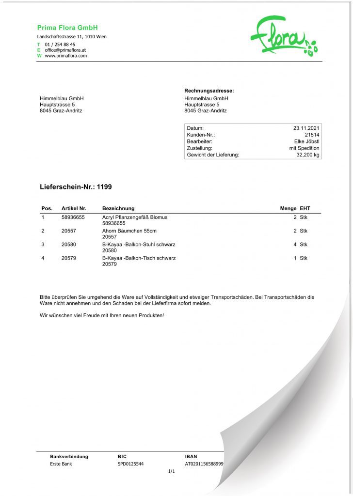 Lieferschein erstellen leicht gemacht